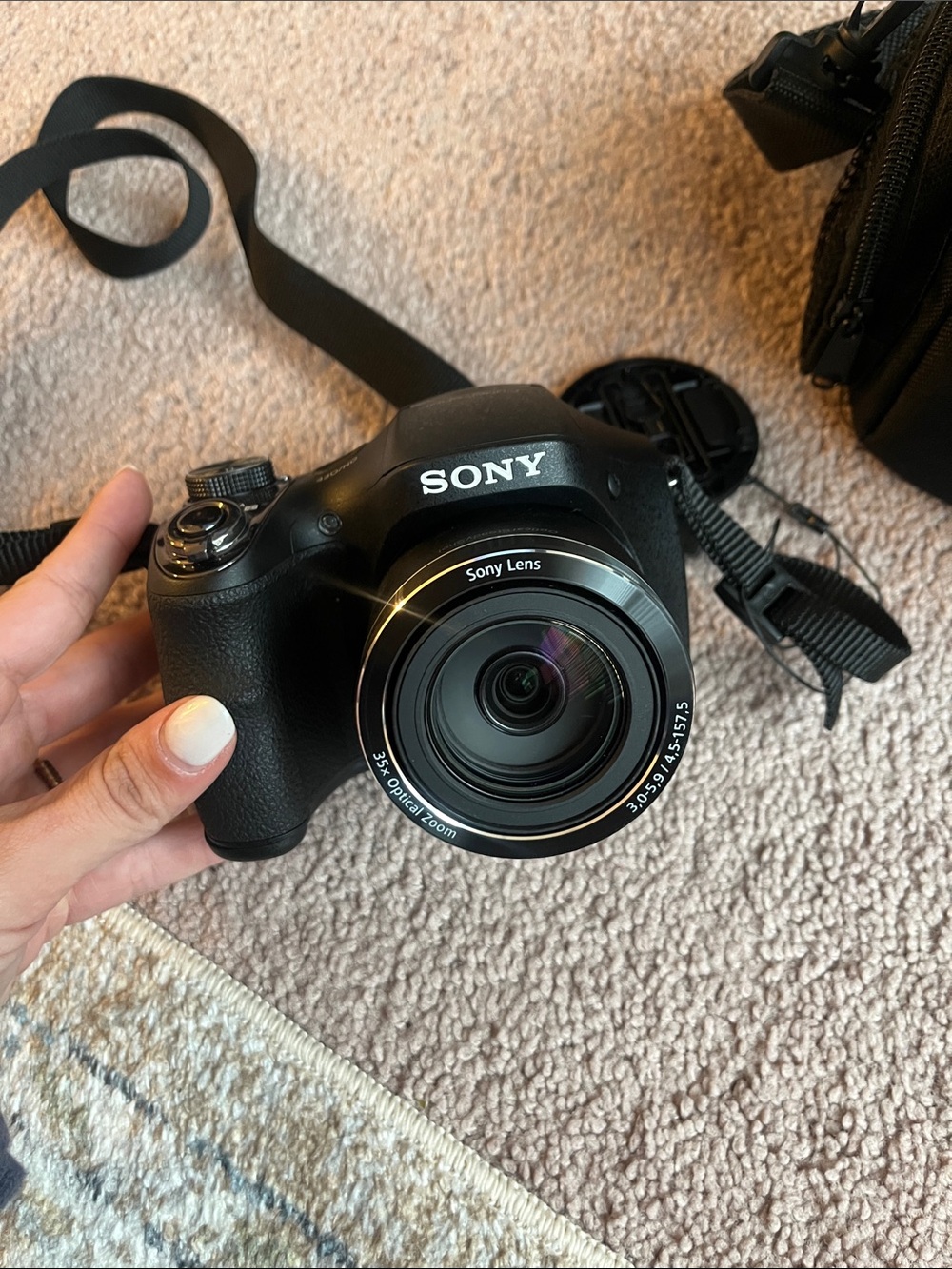 Sony Black DSC H300 Camera with Sony Lens